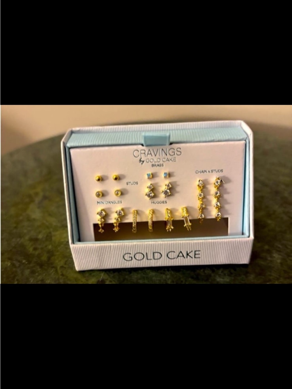 GOLD CAKE Cravings Gold-Tone Earring Set - 12-Pair